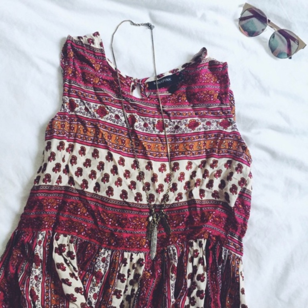 MinkPink Boho Maxi Dress